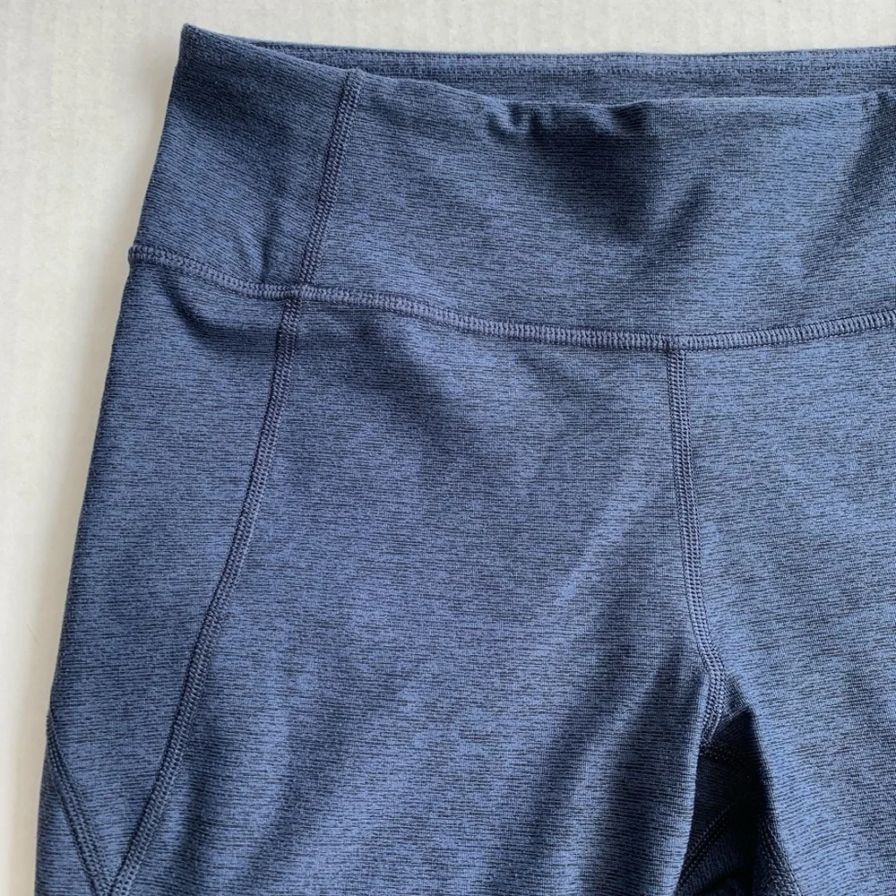 Outdoor Voices Blue Cropped Leggings Small - Picture 2 of 6